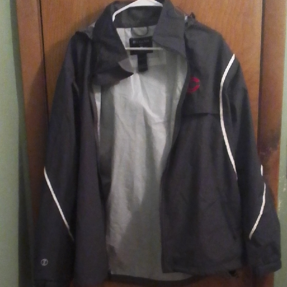 HOLLOWAY Adult Black and White Jacket size Medium with Hood